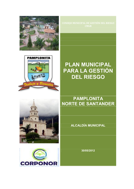 Plan Municipal Para La Gestión Del Riesgo Pamplonita Norte De Santander