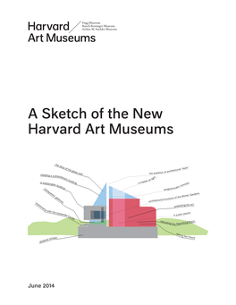 A Sketch of the New Harvard Art Museums and the Preface to OPEN