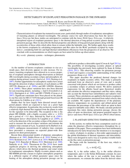 Detectability of Exoplanet Periastron Passage in the Infrared