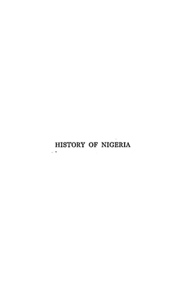 History of Nigeria History of N I G.E Ria