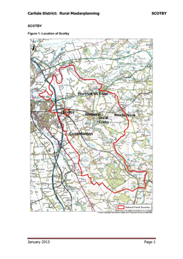 Carlisle Rural Masterplanning Settlement Analysis Template