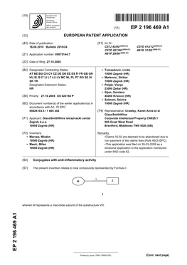 Conjugates with Anti-Inflammatory Activity