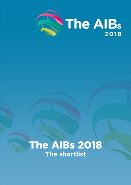 The Aibs 2018 the Shortlist