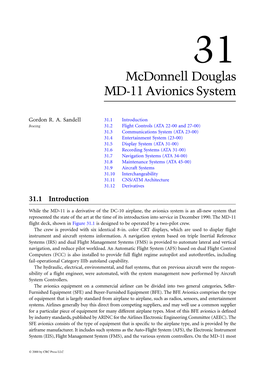 Mcdonnell Douglas MD-11 Avionics System