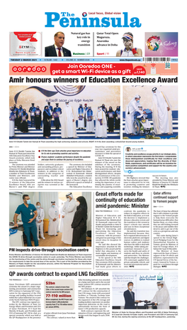 Amir Honours Winners of Education Excellence Award