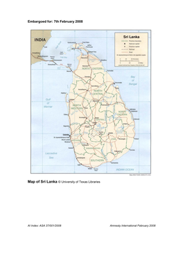 Sri Lanka: Silencing Dissent