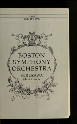 Boston Symphony Orchestra Concert Programs, Season 99, 1979-1980