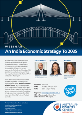 An India Economic Strategy to 2035