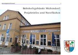 Bahnhof Michendorf Verkehren Die Buslinien 608, 613, 643 Vor Allem in Die Richtungen Potsdam Und Beelitz