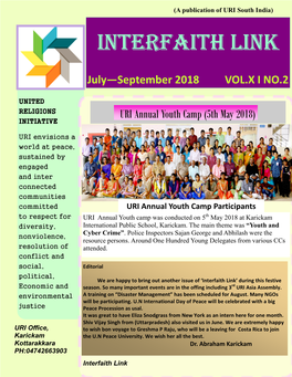 Interfaith Link Newsletter