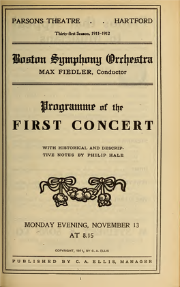 Boston Symphony Orchestra Concert Programs, Season