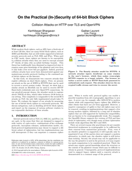 (In-)Security of 64-Bit Block Ciphers