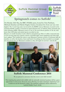 Springwatch Comes to Suffolk!