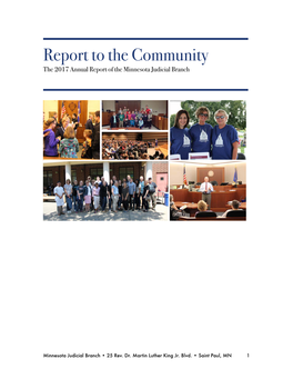 2017 MJB Annual Report to the Community