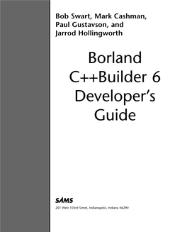 Borland C++ Builder 6 Developer's Guide