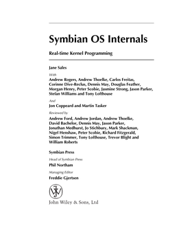 Symbian OS Internals