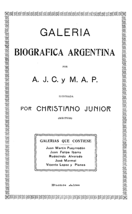 Galería Biográfica Argentina