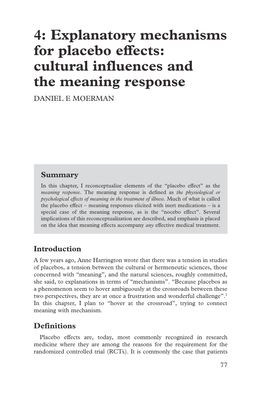 THE SCIENCE of the PLACEBO Who Are Given Inert Medications (“Dummies”, “Placebos”) in Rcts Get Well Just As Do the Patients Given the Drug Under Study (The “Verum”)