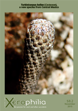 Turbinicarpus Heliae (Cactaceae), a New Species from Central Mexico