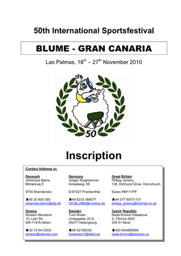 Blume Gran Canaria