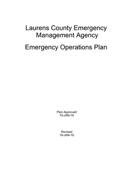 Local Emergency Operations Plans Hazard Mitigation Plans Private Sector Plans Nongovernmental and Volunteer Organization Plans Planning and Operations Procedures