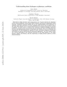 Arxiv:2006.12219V1 [Astro-Ph.EP] 22 Jun 2020 2