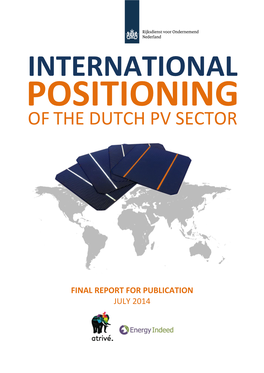 Ofthe Dutch Pv Sector