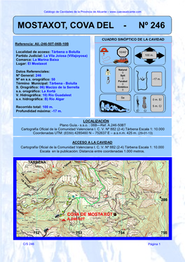 Mostaxot, Cova Del - Nº 246