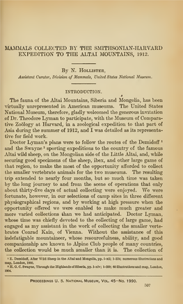 Proceedings of the United States National Museum