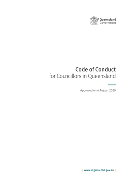 Code of Conduct for Councillors in Queensland