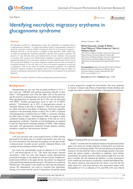 Identifying Necrolytic Migratory Erythema in Glucagonoma Syndrome