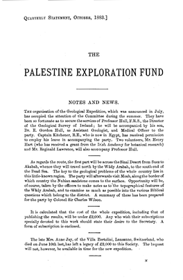 Palestine Exploration Fund