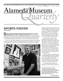 Sports Fiends Alameda High School Alumnus, Class of by Keith Gleason 1968
