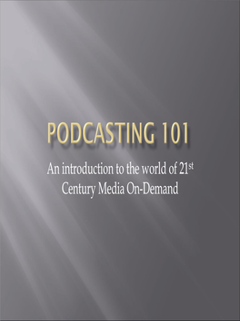 Podcasting-101.Pdf
