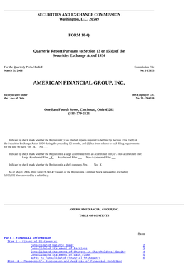 American Financial Group, Inc