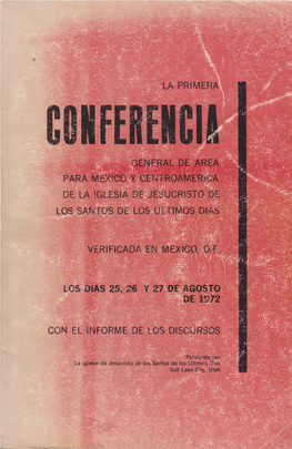 La-Primera-Conferencia-General-De