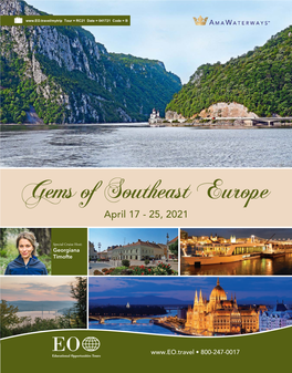 Gems of Southeast Europe April 17 - 25, 2021