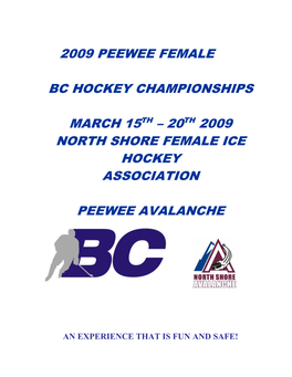 2009 Peewee Female