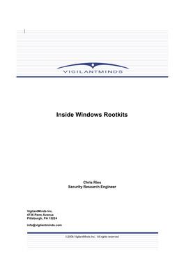 Inside Windows Rootkits.Pdf