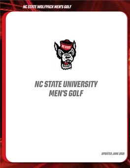 Nc State University Men's Golf