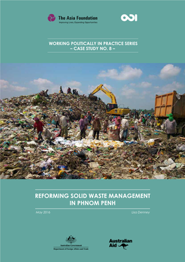 Reforming Solid Waste Management in Phnom Penh