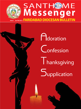 Messenger Issue 1 Jan-Feb 2013 Faridabad Diocesan Bulletin