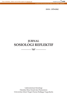 Sosiologi Reflektif 