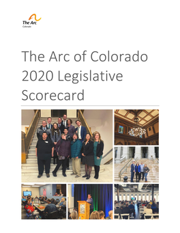 The Arc of Colorado 2020 Legislative Scorecard