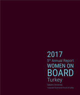 Women on Board Turkey 2017, 5Th Annual Report