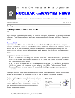 NUCLEAR Unwasted NUCLEAR Unwasted NEWS