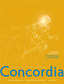 Concordia University Magazine EDITOR's VOICE