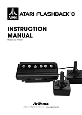 Instruction Manual Model No: Ar3220