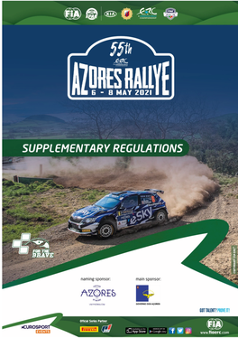 Azores Rallye 2021 Supplementary Regulations