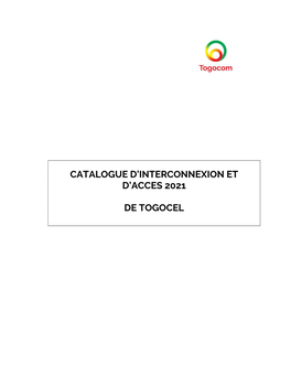 Catalogue TOGOCEL